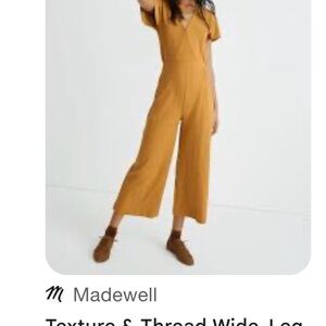 Women’s Madewell Texture and Thread jumpsuit